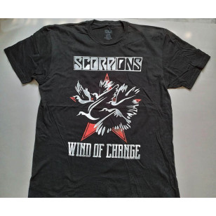 Scorpions -Wind Of Change Official T Shirt ( Men L ) ***READY TO SHIP from Hong Kong***